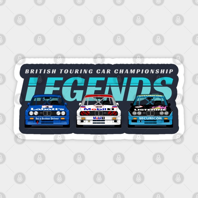 Legendary cars BTCC Sticker by shketdesign